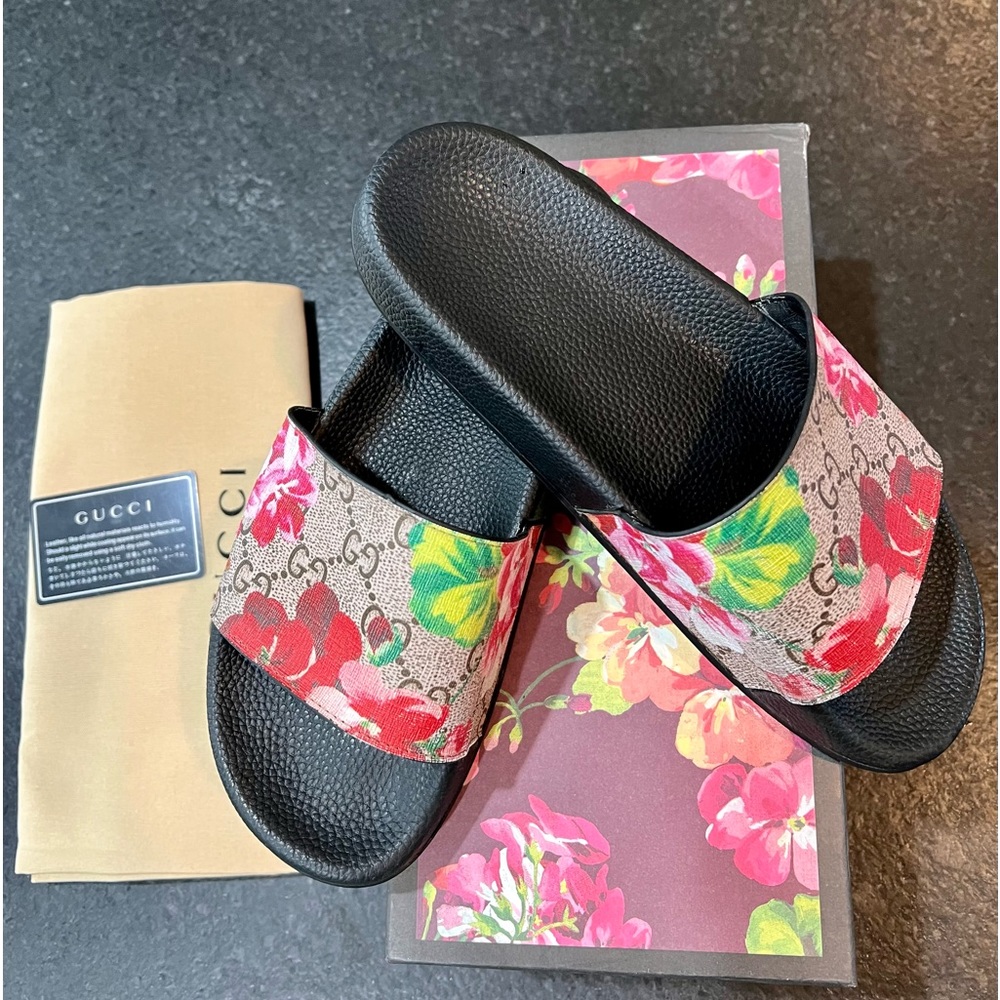 Gucci GG Blooms Supreme Floral Slide